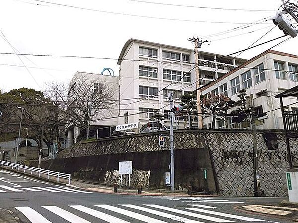 高生中学校 711m