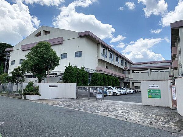 二島中学校 772m