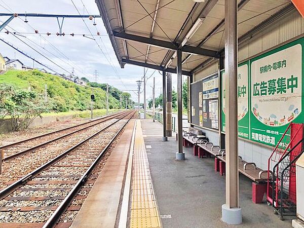 筑豊電気鉄道『今池駅』 698m