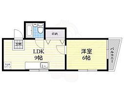間取図画像 1LDK