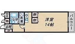 ハウス・フェイグライン・ワダ ワンルームの間取図画像