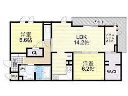 グレースコート豊中北 2階/-