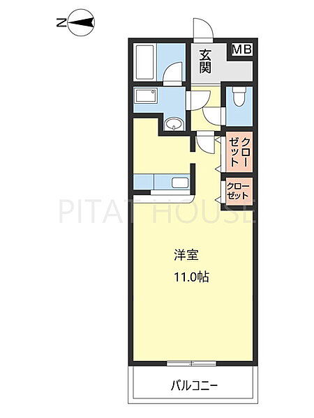 同じ建物の物件間取り写真 - ID:230028109040