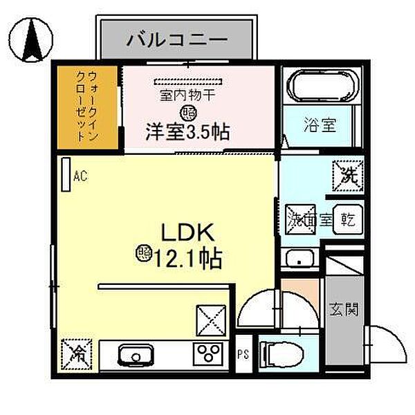 セジュール汀 105｜和歌山県和歌山市西汀丁(賃貸アパート1LDK・1階・41.15㎡)の写真 その2