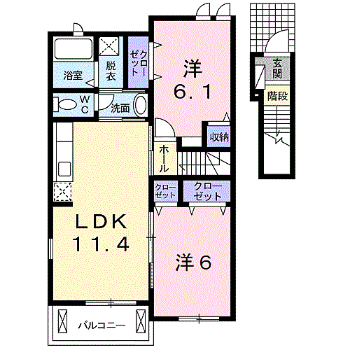 同じ建物の物件間取り写真 - ID:230028641668