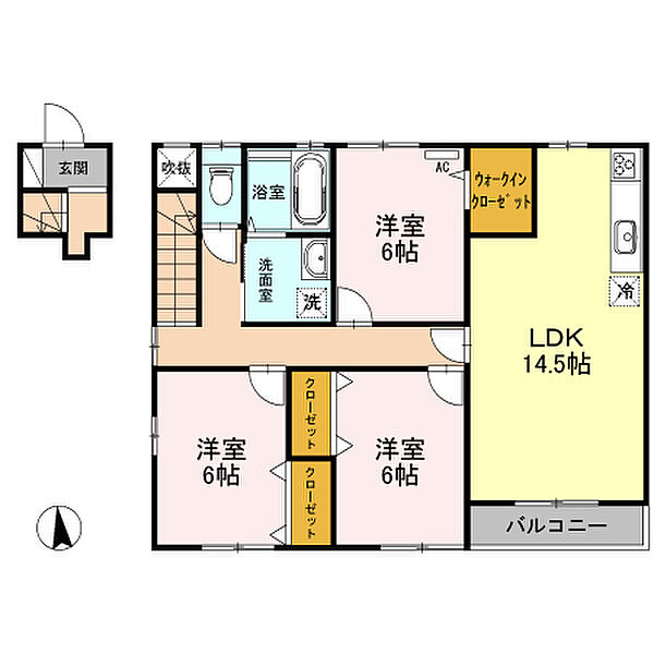 同じ建物の物件間取り写真 - ID:230028677926