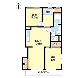 ひらたパークハイツ 2階