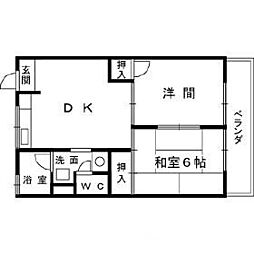 間取図画像 2DK