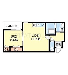 フジパレス秋月川田 3階