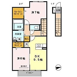 パーク フォレスト A棟 2階