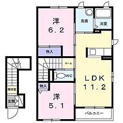 シャーメゾンレープレ 2階/202