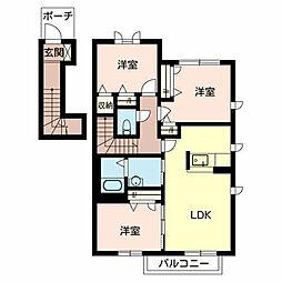 ボナール千且 2階/-