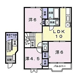ラベニュー西中II 2階/202