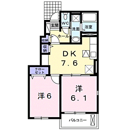 エトワールアソカA 1階