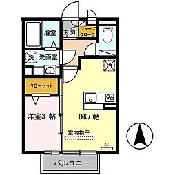 ラ・フルール西高松 2階