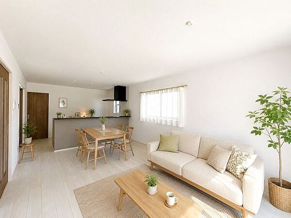 画像はAI加工を施したイメージになります。写真内に写っている家具・家電は、売買の対象には含まれておりません。