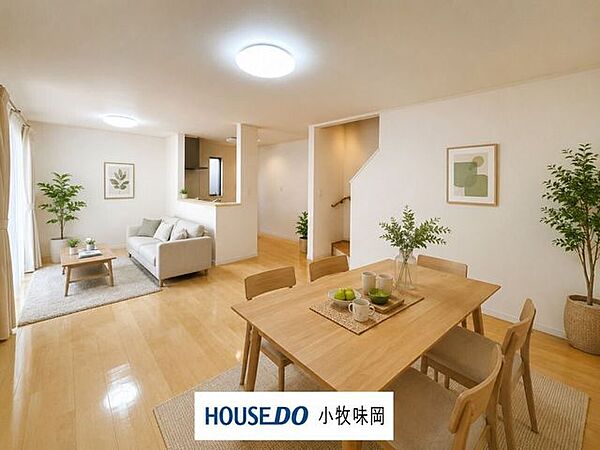 画像はAI加工を施したイメージになります。写真内に写っている家具・家電は、売買の対象には含まれておりません。