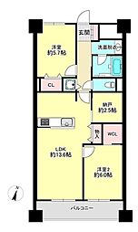 間取図画像 2SLDK