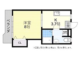 メゾン舞鶴 403 ｜ 大分県大分市今津留１丁目15番9号（賃貸マンション1K・4階・28.00㎡） その2