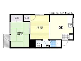 コーポ青山第3 201 ｜ 大分県別府市青山町9番6号（賃貸アパート2DK・2階・38.50㎡） その2