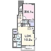 アンジェリーク　華　Ｂ 101 ｜ 大分県別府市字梶屋1226番6号（賃貸アパート1LDK・1階・44.02㎡） その2