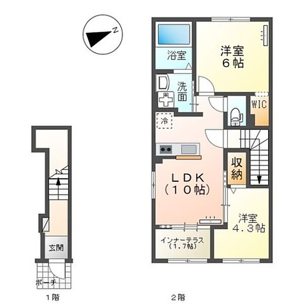 同じ建物の物件間取り写真 - ID:244004154657