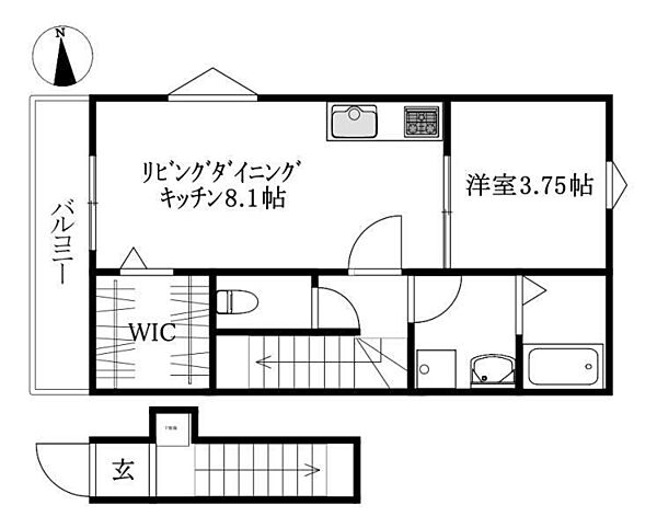 BELGRAVIA山西Premium 203 号室｜愛媛県松山市山西町(賃貸アパート1LDK・2階・36.83㎡)の写真 その2