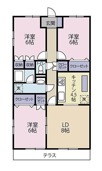 同じ建物の物件間取り写真 - ID:238007087161