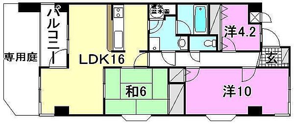 同じ建物の物件間取り写真 - ID:238007124642