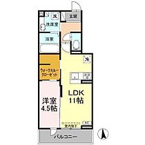 フェリシア朝生田 205 号室 ｜ 愛媛県松山市朝生田町5丁目（賃貸アパート1LDK・2階・42.42㎡） その2