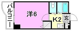 葡萄館 702 号室 ｜ 愛媛県松山市本町6丁目（賃貸マンション1K・7階・19.00㎡） その2