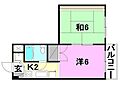 二宮マンション3階3.2万円