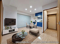 スカイコート 206 号室 2階2LDKのリビング/ダイニング