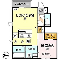 メゾン　リノ 1階1LDKの間取り