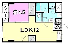 物件の間取り