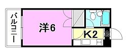 間取図画像 1K