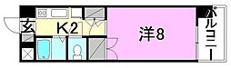 間取図画像 1K