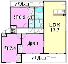 物件の間取り