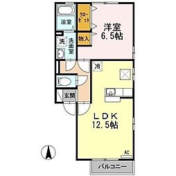 グランステージ 1LDKの間取図画像