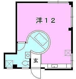 BLESS松山南 ワンルームの間取図画像