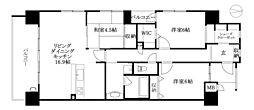アルファステイツ千舟町通り 3LDKの間取図画像
