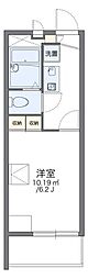 レオパレスフォーユー本町 1Kの間取図画像