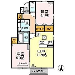 物件の間取り