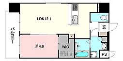 Credointeminamiedo 1LDKの間取図画像