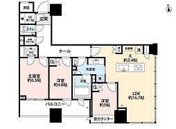 間取図画像 3LDK