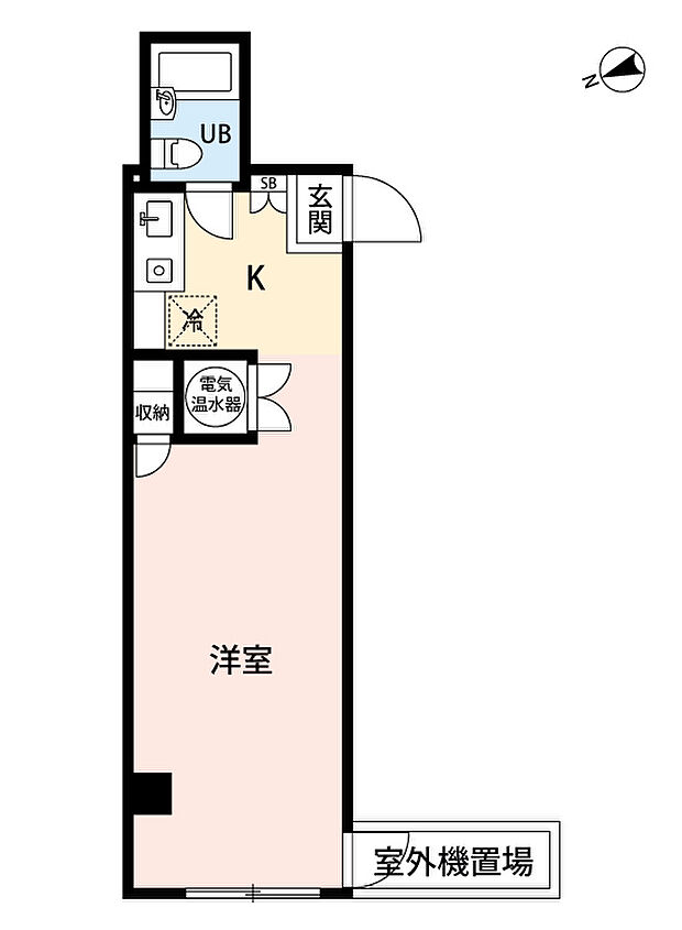 ライオンズマンション新宿(1R) 11階の間取り