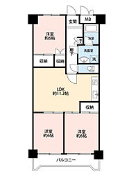 間取図画像 3LDK