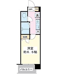 ベンド西千葉 1Kの間取図画像