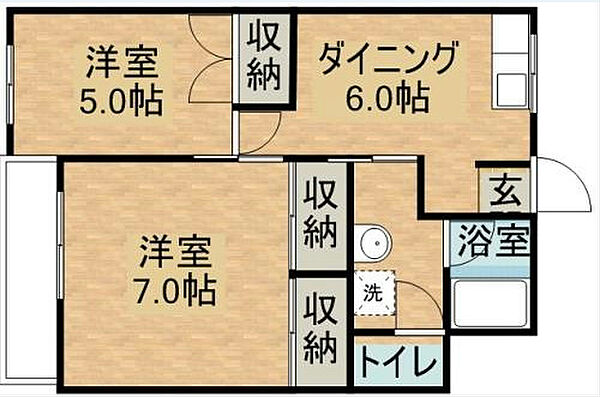 同じ建物の物件間取り写真 - ID:222013350374