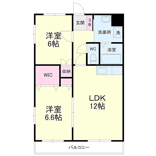 ブライトリー染地台I 302｜静岡県浜松市浜名区染地台１丁目(賃貸マンション2LDK・3階・56.70㎡)の写真 その2